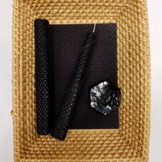 Lahtisen mehiläisvahakynttilälevy Musta