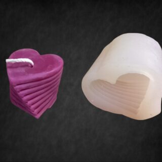 Kynttilämuotti kierresydän