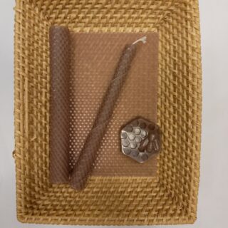 Lahtisen mehiläisvahakynttilälevy Latte