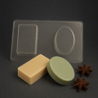 Saippuamuotti ovaali/suorakulmio