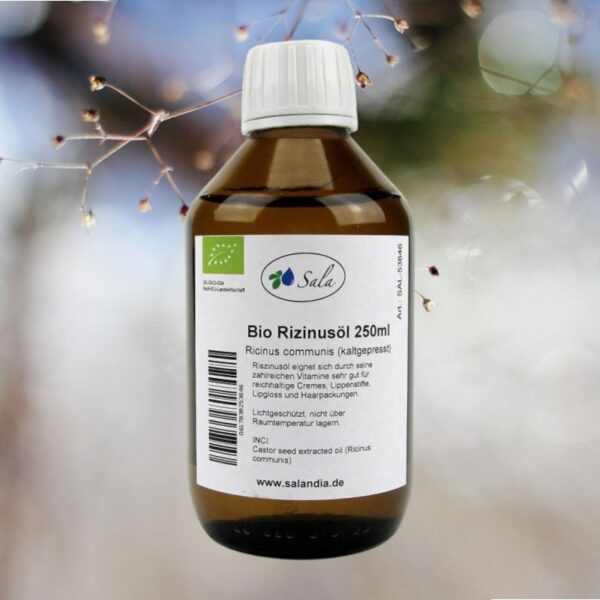 Risiiniöljy, Luomu (Castor Oil) - 250 ml