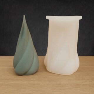 Silikonimuotti, Kierrekartio