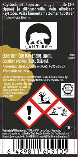 Eteerinen öljy May Chang LUOMU - 10 ml - Image 2