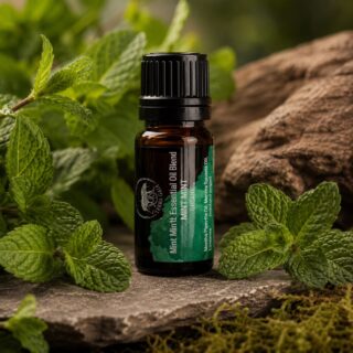 Mint Mint eteerinen öljy LUOMU ja mintun lehdet