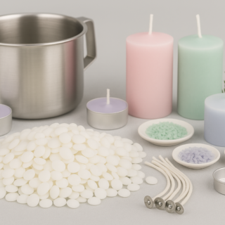 Soijavaha pöytäkynttilöihin, Kerasoy 4120 Pillar