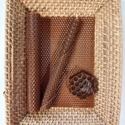 UUTUUS VÄRI! Lahtisen mehiläisvahakynttilälevy Kaneli