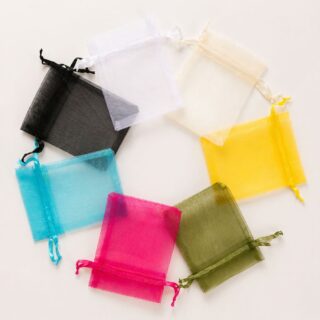 pieni lahjapussi organza 10 kpl