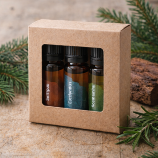 Eteerinen öljysetti – Metsäisen raikas - (3 × 10 ml)