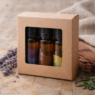 Eteerinen öljysetti – Rentouttava - (3 × 10 ml)