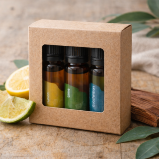 Eteerinen öljysetti – Raikas & energisoiva - (3 × 10 ml)