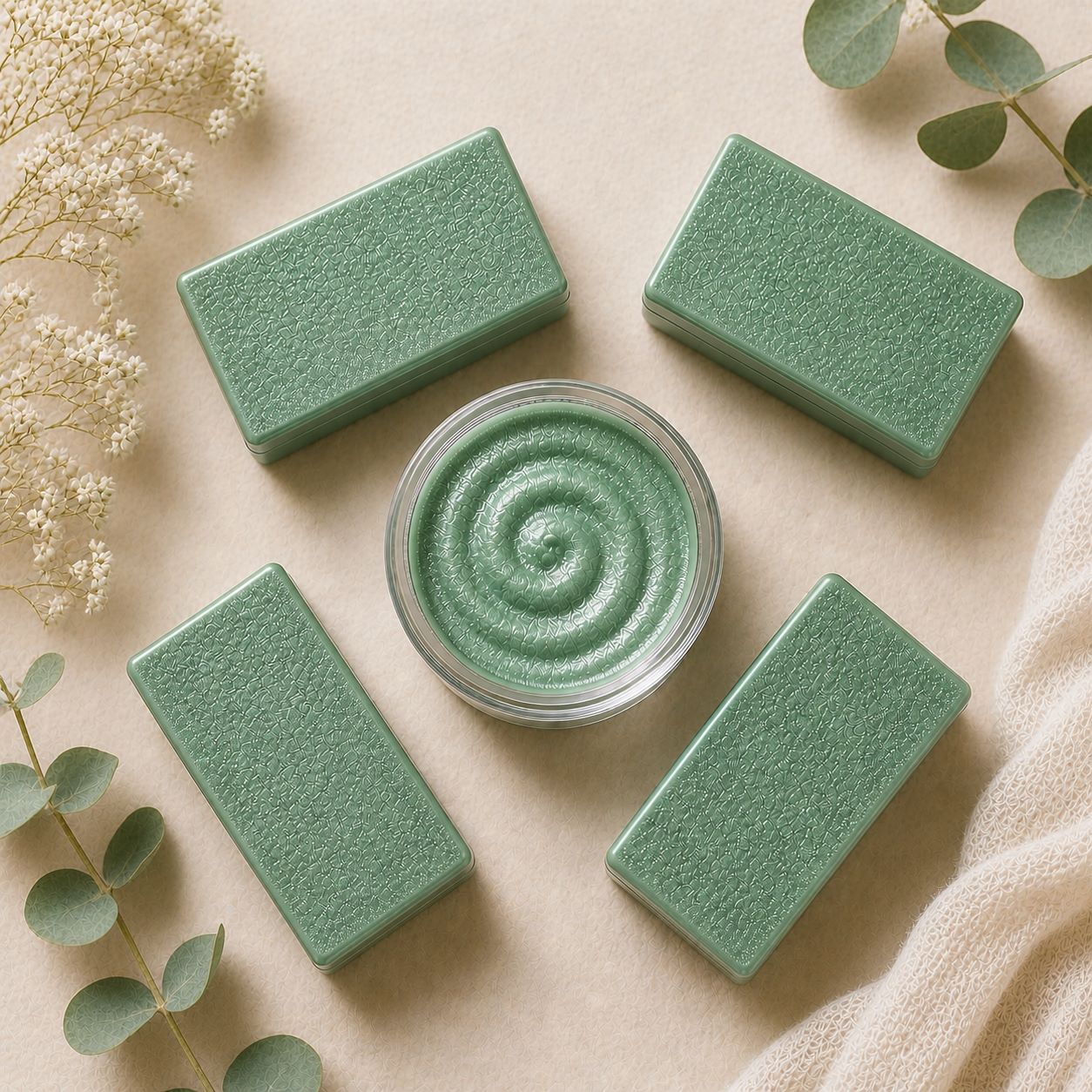 vihreä mica väri exquisite jade saippuassa pehmeä jadenvihreä sävy ja mica jauhe